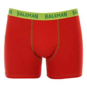 Kalsonger i boxermodell röd/gul - Haleman (Storlek: 3XL)