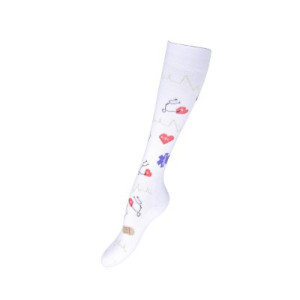 Stödstrumpor vita doktor för 16-18mmHg - Mysocks (Storlek: 37/39)