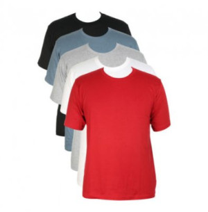 T-shirt i 5 olika färger (Storlek och färg: XL Röd)