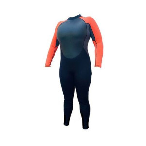 Våtdräkt dam Rex lång Soft svart/orange 3/2 mm - Lane 4 (Storlek: 38)