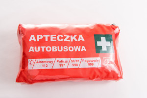 Apteczka autobusowa/samochodowa materiał TYP A1