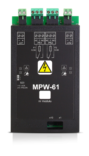 MPW‑61 Moduł wyjść przekaźnikowych 230V