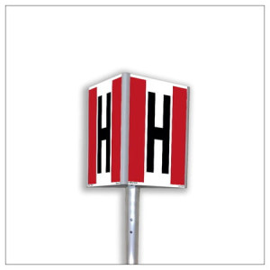 Znak "Hydrant zewnętrzny" 3D + słupek Signproject