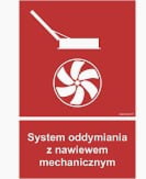 Znak "System oddymiania z nawiewem mechanicznym" Sigmproject
