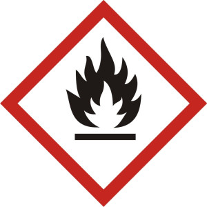 Znak "Produkt łatwopalny" Signproject