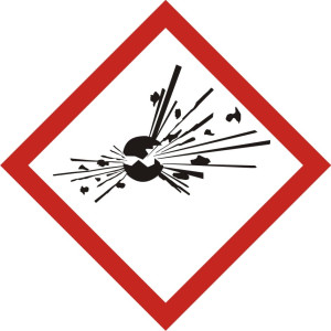 Znak "Produkt wybuchowy'' Signproject