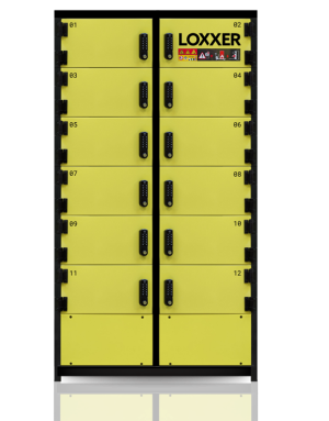 LOXXER Locker – Bezpieczne szafki do ładowania baterii litowo-jonowych