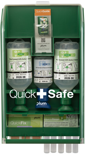 Apteczka ścienna Plum QuickSafe Basic — stacja pierwszej pomocy
