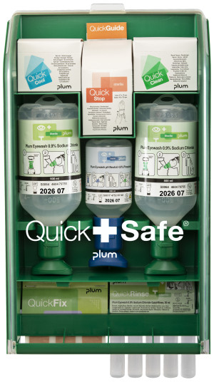 Apteczka ścienna Plum QuickSafe Complete — stacja pierwszej pomocy