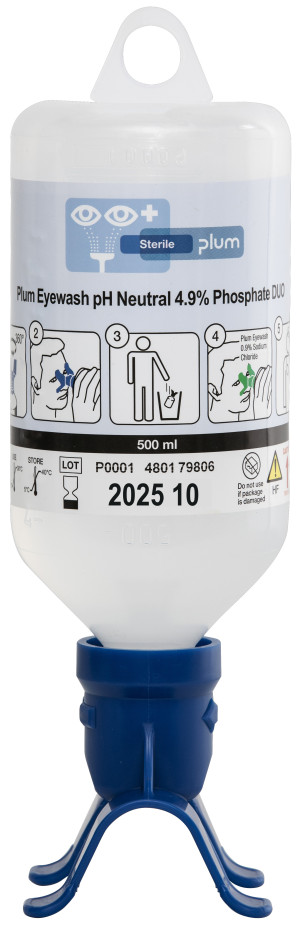 Płuczka do oczu Plum pH Neutral 4.9% — 500 ml (DUO)