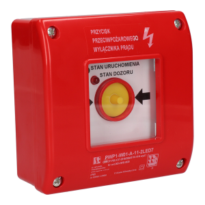Przeciwpożarowy wyłącznik prądu PWP1-W01-A-01-2LED7