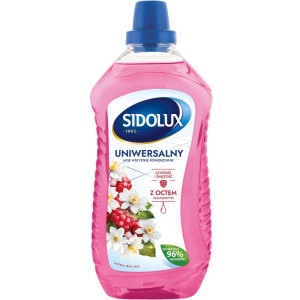 SIDOLUX Uniwersalny płyn do mycia - z octem malinowym - 1000 ml