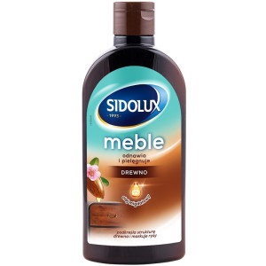 SIDOLUX M Mleczko do pielęgnacji mebli - migdał - 300 ml