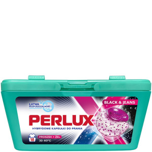 PERLUX hybrydowe kapsułki do prania black & jeans - 18 szt