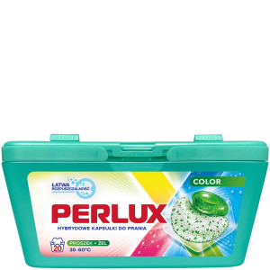 PERLUX hybrydowe kapsułki do prania color PLUS - 20