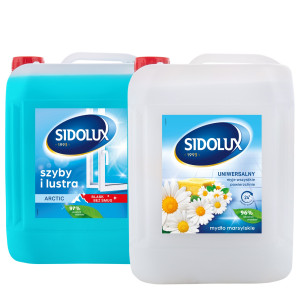 Zestaw uniwersalny płyn mydło marsylskie płyn do szyb arctic - 5000 ml + 5000 ml