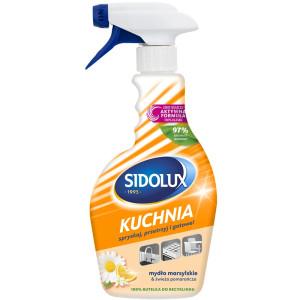 SIDOLUX Kuchnia Płyn czyszczący do kuchni - mydło marsylskie - 500 ml