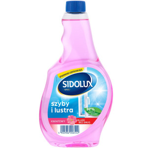 SIDOLUX Płyn do mycia szyb - kwiatowy zapas - 500 ml