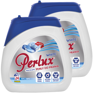 PERLUX Kapsułki do prania 2 x white - 48 kapsułek
