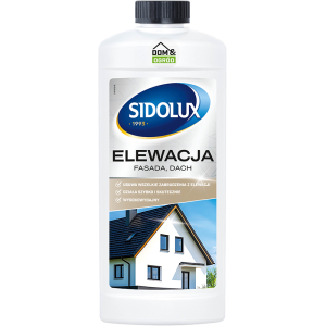 SIDOLUX do czyszczenia - ELEWACJA, FASADA, DACH - 1 L