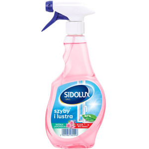 SIDOLUX płyn do mycia szyb i luster - kwiat japońskiej wiśni - 500 ml