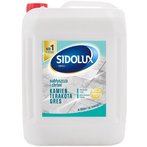 SIDOLUX Środek do ochrony i nabłyszczania - kamień, terakota - 5000 ml