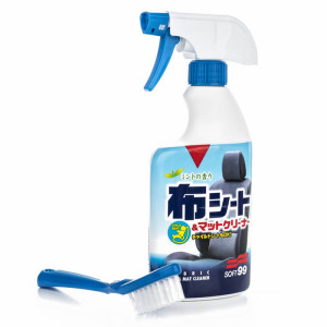 SOFT99 NEW FABRIC SET CLEANER + SZCZOTECZKA
