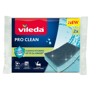 Zmywak z enzymami Vileda Pro Clean 2 szt.