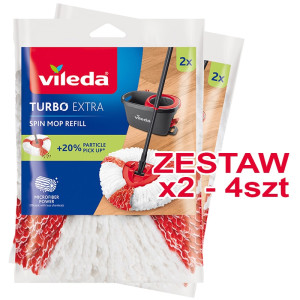 Zestaw wkłady do mopa obrotowego Turbo 2w1 2 op. = 4 szt