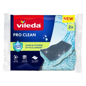 Zmywak wiskozowy z enzymami Vileda Pro Clean 2 szt.
