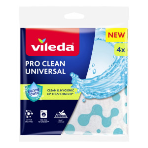 Ściereczka uniwersalna z enzymami Vileda Pro Clean 4 szt.