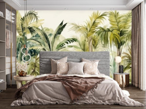 Fototapeta do salonu  a painting of a tropical
