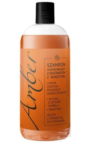 Szampon wzmacniający z ekstraktem bursztynu 275ml linia Amber