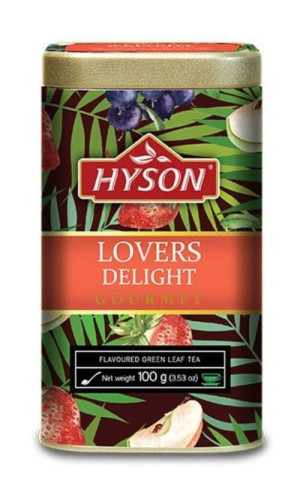 Herbata zielona z suszonymi kawałkami owoców 100g Hyson Lovers Delight Gourmet