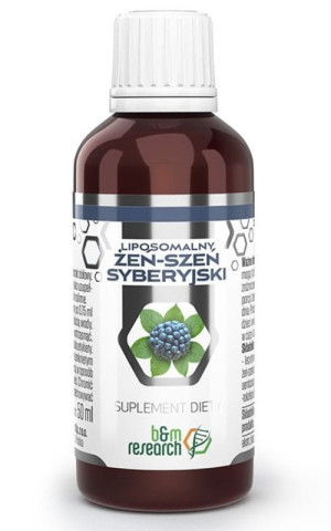 B&M Żeń-szeń Syberyjski liposomalny ekstrakt ziołowy 50 ml
