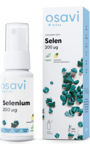 Osavi Selen 200 µg - 26 ml spray doustny, smak
ananasowy