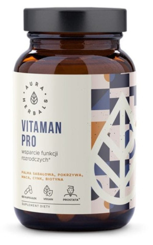 VitaMAN Pro (wsparcie funkcji rozrodczych) 60 kapsułek Aura Herbals