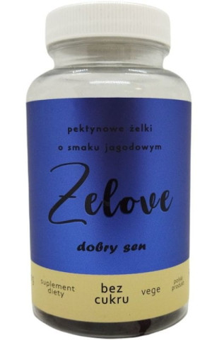 Żelove Dobry sen - pektynowe żelki o smaku jagodowym 60 sztuk