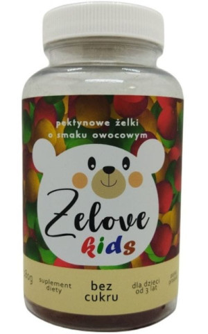 Żelove Kids - pektynowe żelki o smaku owocowym 60 sztuk