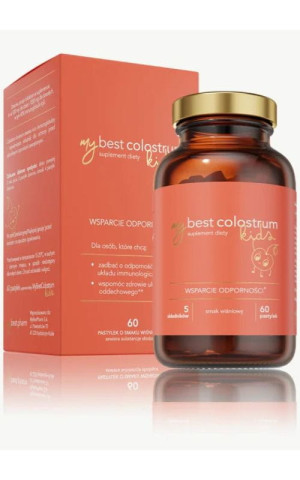 MyBestColostrum Kids 60 pastylek wiśnia MyBestPharm