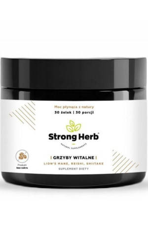 Żelki Grzyby Witalne 30 sztuk Strong Herb
