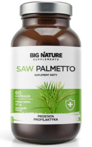 Saw Palmetto - Palma Sabałowa - 60 kapsułek Big Nature