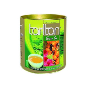 Herbata zielona malina i rokitnik 100g Tarlton