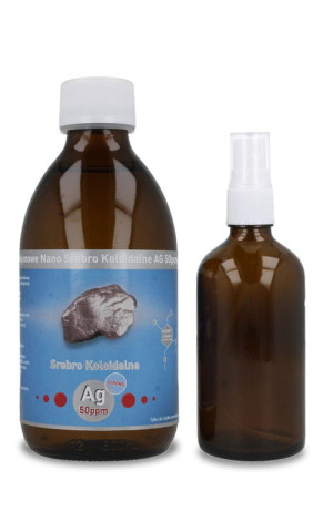 Nano Srebro Koloidalne STRONG Ag 50ppm + atomizer
Vitacolloids 300ml