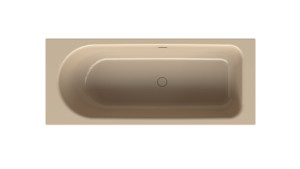 BetteOcean baignoire 8852-003 Beige Bahama, 170x70x45cm, pied à droite, trop-plein à l'arrière