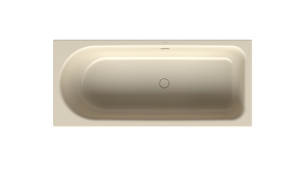 BetteOcean baignoire surbaissée 8830-006 jasmin, 160x70x38cm, pied à droite, trop-plein à l'arrière