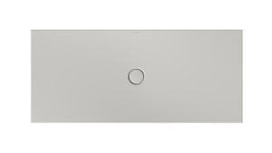 surface BetteFloor Bette match0 5994-410AE, T1 170x75cm, antidérapant/ Pro , support de baignoire Mini , argent