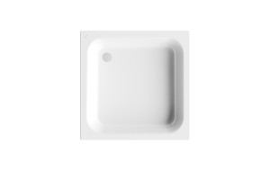 Bette receveur de douche 5800-011AR antidérapant, calypso, 80x80x15cm