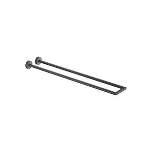 Dornbracht Meta porte-serviettes 83210979-33 2 parties, rigide, 500 mm, noir mat