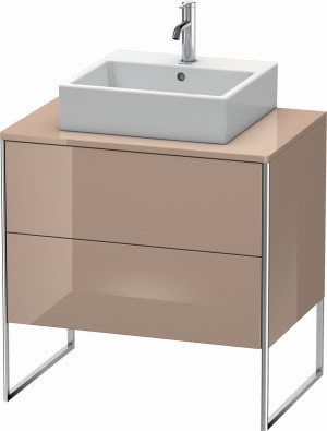 XSquare Duravit XS492008686 80x53.8x54.8cm, 2 coulissants, cappuccino brillant